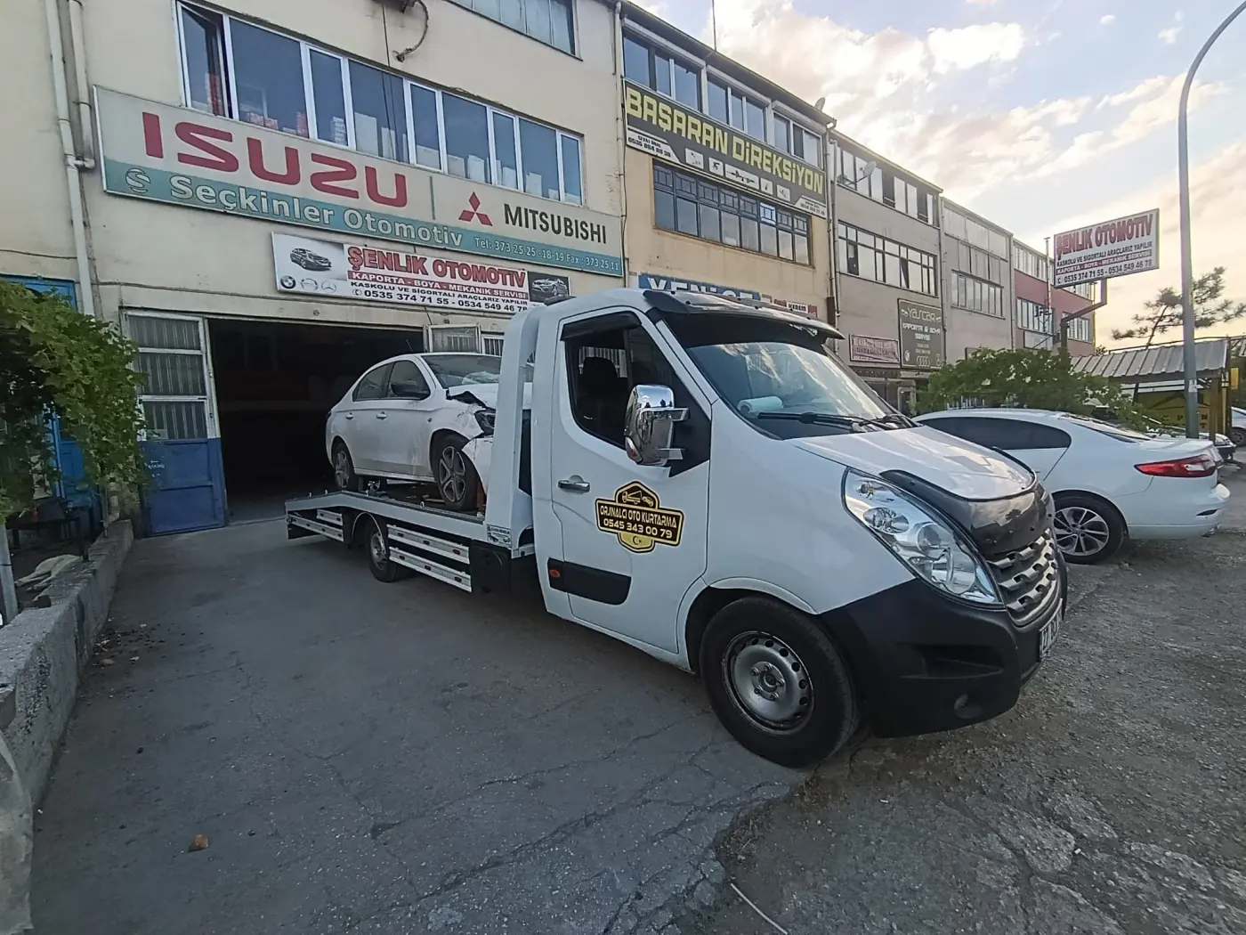 Kaza sonrası araç taşıma Gaziantep oto kurtarma çekici